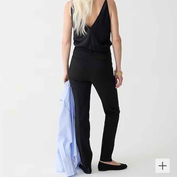 • J. Crew • Women’s High-rise Cameron pant in four-season stretch Black 4 - Picture 2 of 5
